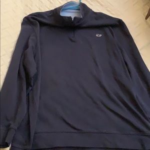 Men’s Vineyard Vines 1/4 Zip Blue XXL